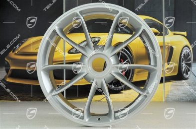 20" rims set GT3, 9J x 20 ET55 + 12J x 20 ET47, Brilliant silver