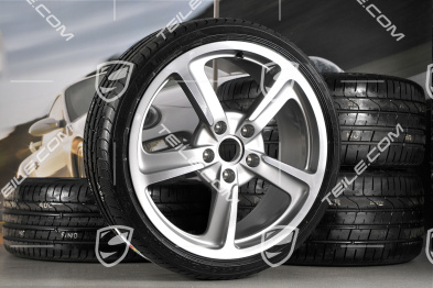 20" Koła letnie SportTechno, felgi 8,5J x 20 ET57 + 10J x 20 ET50 + NOWE opony letnie Pirelli 235/35 R20 + 265/35 R20, bez czujników RDK