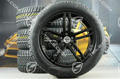 19-inch "Macan Sport" winter wheels set, rims 8,5J x 19 ET21 + 9J x 19 ET21 + NEW Dunlop winter tyres 235/55 R19 + 255/50 R19, with TPMS