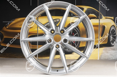 20"+21" Felgensatz Carrera S, Felgen 8,5J x 20 ET53 + 11J x 21 ET66, Brillantchromlack