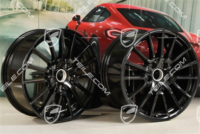 19" Komplet felg Sport Design, czarne, felgi 8J x 19 ET57 + 9,5J x 19 ET46