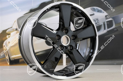 20-inch wheel, Sport Classic, 9,5J x 20 ET65, black high gloss
