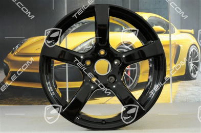 19" Felge Cayman S, 10J x 19 ET45, schwarz hochglanz