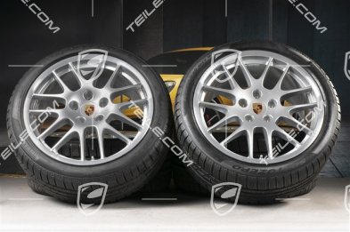 20" RS Spyder Winterräder Satz, Felgen 9,5J x 20 ET65 + 10,5J x 20 ET65 + Pirelli Winterreifen 255/40 R20 + 285/35 R20, mit RDK Sensoren