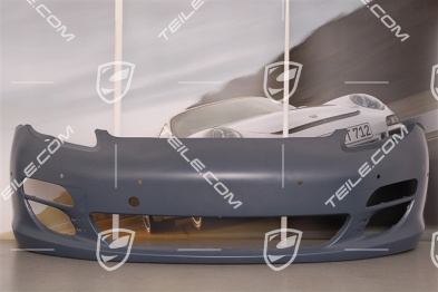 Front bumper, with headlight washer system and PDC sensors