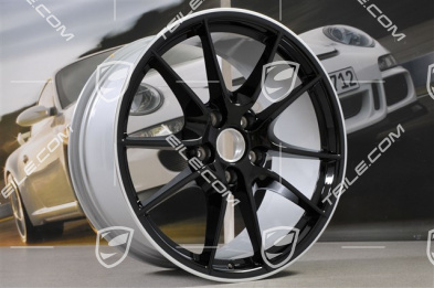 20-inch wheel, Carrera S III, wheel spokes painted Black, 9,5J x 20 ET45