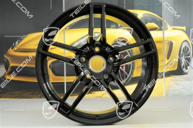 19-inch Carrera rim set, 8,5J x 19 ET54 + 11J x 19 ET69, black high gloss