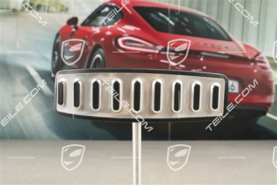 Brushed Aluminum Gas Pedal Cap