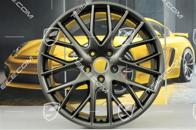 21-inch wheel rim Panamera Sport Design, 9,5J x 21 ET71, Platinum satin matt