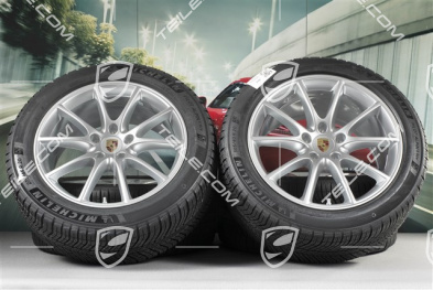 20-inch Cayenne COUPE Design winter wheel set, rims 9J x 20 ET50 + 10,5J x 20 ET55 + NEW Michelin winter tyres 275/45 R20 + 305/40 R20, with TPMS