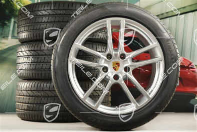 20-inch Cayenne Coupé Sport summer wheel set, rims 9J x 20 ET50 + 10,5J x 20 ET55 + Pirelli P Zero summer tyres 275/45 R20 + 305/40 R20, with TPMS