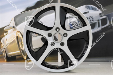 20-inch Sport Techno wheel, 10J x 20 ET55, silver + black glossy