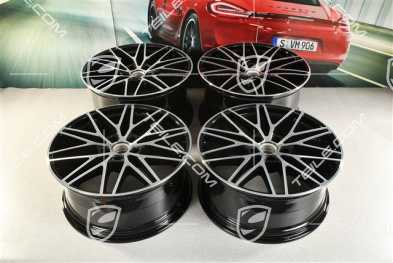 21" Felgensatz RS Spyder Design, 11J x 21 ET49 + 9,5J x 21 ET46, schwarz hochglanz