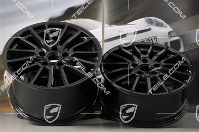 19" Felgensatz SportDesign, 8J x 19 ET57+ 11J x 19 ET51, schwarz hochglanz
