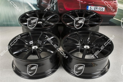 20" Felgensatz Macan SportDesign, 9J x 20 H2 ET26 + 10J x 20 H2 ET19, schwarz hochglanz