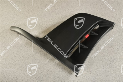 GT4, Front bumper spoiler, lateral, Black, L