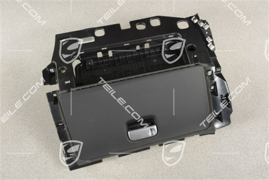 Handschuhkasten, Leder, schwarz, LHD