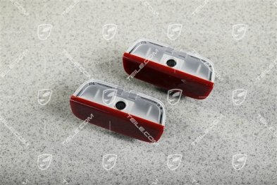 Projektor LED, Napis "Porsche", Zestaw