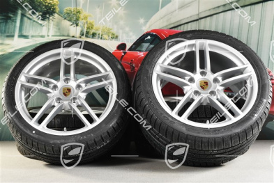 19-inch Carrera winter wheel set, 8,5J x 19 ET54 + 11J x 19 ET69, winter tyres 235/40 R19 + 285/35 R19