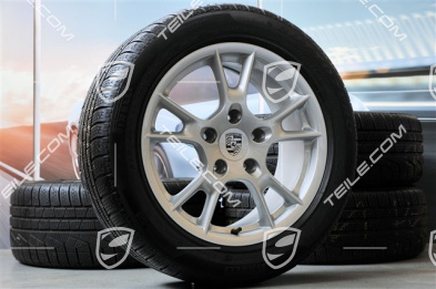 17" Boxster II Winterräder Satz, Felgen 6,5J x 17 ET55 + 8J x 17 ET40 +  NEUE Winterreifen 205/55 R17 + 235/50 R17