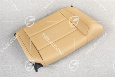 Back seat backrest, Rear, Leather, Luxor beige, Coupe, L