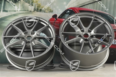 20" Felgensatz Carrera S III, 8,5J x 20 ET51 + 11J x 20 ET52, Platinum Seidenmatt