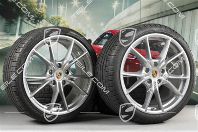 20-inch winter wheels set Carrera S (IV), rims 8,5J x 20 ET49 + 11J x 20 ET78 + Pirelli Sottozero II winter tyres 245/35 R20 + 295/30 R20