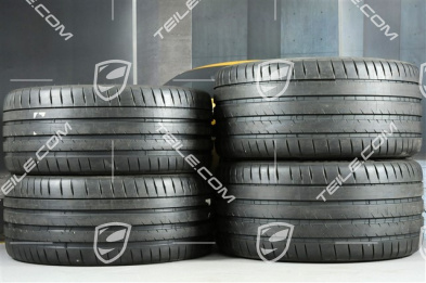 21-inch Turbo IV summer wheel set, rims 9,5J x 21 ET71 + 11,5J x 21 ET69 + NEW Michelin summer tires 275/35 ZR21 + 325/30 ZR21, with TPM, only for Turbo S E-Hybrid