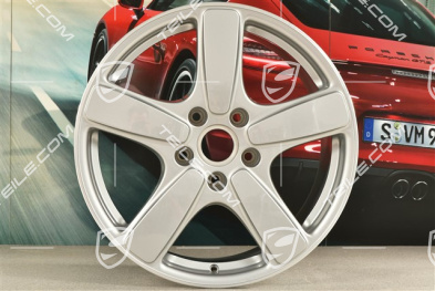 19-inch wheel rim Cayenne Sport Classic II, 8,5J x 19 ET59, GT Silver Metallic