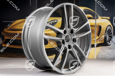 20" Cayenne Sport Felgensatz, 10,5J x 20 ET64 + 9J x 20 ET50, Platinum-Seidenmatt