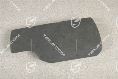 Lid outer, Leather/Alcantara, Black