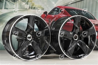 19"-inch alloy wheel Macan SportClassic, 8,5J x 19 ET21 + 9J x 19 ET21, black high gloss