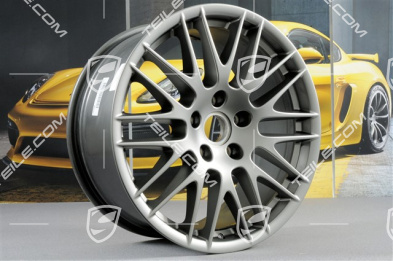 20-inch RS Spyder / GTS wheels set, 9,5J x 20 ET47, platinum satin-mat