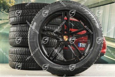 19-inch "Macan Sport" winter wheels set, rims 8,5J x 19 ET21 + 9J x 19 ET21 + Pirelli winter tyres 235/55 R19 + 255/50 R19, with TPMS