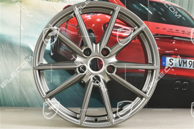 20-inch wheel rim Carrera S, 8,5J x 20 ET53, platinum satin matt