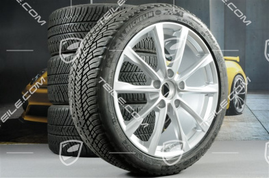 19-inch Boxster S winter wheels set, rims 8J x 19 ET57 + 10J x 19 ET45 + Michelin Pilot Alpin 4 winter tires 235/40 R19 +265/40 R19