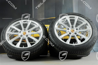 19" Boxster S koła zimowe komplet, felgi 8J x 19 ET57 + 10J x 19 ET45, opony zimowe Continental WinterContact TS 830P 235/40 R19 + 265/40 R19