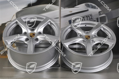 17" Cayman II Felgensatz, vorne 7J x 17 ET55 + hinten 8,5J x 17 ET40