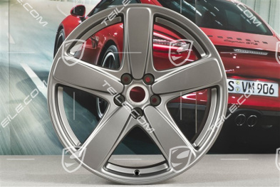 19" Felgensatz Macan SportClassic, 8J x 19 ET21 + 9J x 19 ET21, Platinum Seidenglanz