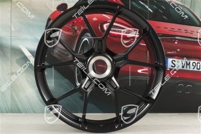 20-inch GT3 wheel rim, 9,5J x 20 ET46, black satin matt