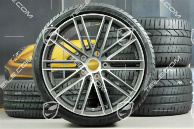 20-inch Turbo IV summer wheels set, rims 8,5J x 20 ET49 + 11,5J x 20 ET76 + summer tyres 245/35 R20  + 305/30 R20