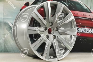 20" Felge Taycan Tequipment Design, 11J x 20 ET60, platinsilber