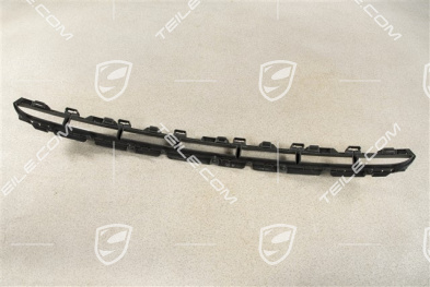 Front bumper Grille, middle, Lower, Black