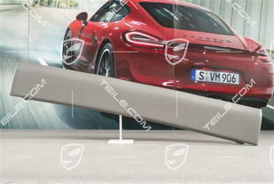 Verkleidung, Rückwand, coupé, Kunstleder, Graffitigrau