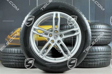 19" "Macan Turbo" Sommerräder Satz, Felgen 8J x 19 ET21 + 9J x 19 ET21, Sommerreifen Hankook Ventus S1 evo2 235/55 R 19 + 255/50 R 19, mit RDK-Sensoren