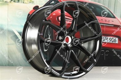 21-inch wheel rim "GT Design", 9,5J x 21 ET27, black satin matt