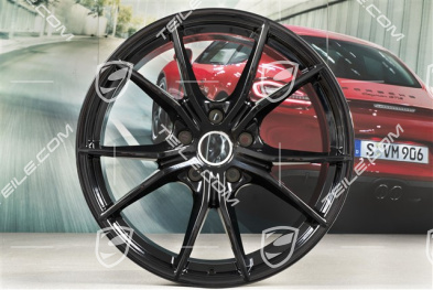 20" Felga Carrera S IV, 10J x 20 ET45, czarny wysoki połysk