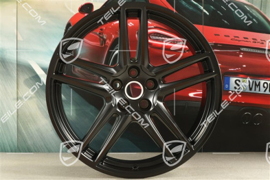 20-inch wheel rim "Macan Turbo", 9J x 20 ET26, BORBET, black satin mat