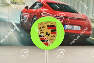 Hub cap, Concave, Coloured Crest, Lizard green