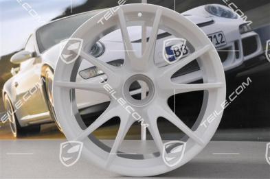 19-inch GT3 RS 4.0 wheel, central locking, 12J x 19 ET48, white